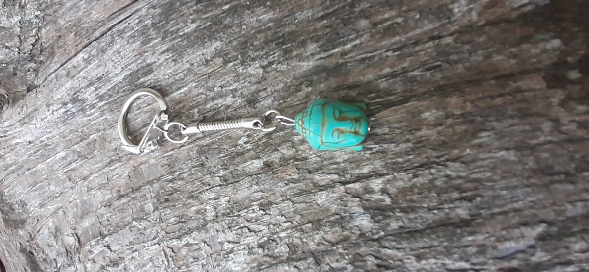 přívěsek na klíče z tyrkenitu