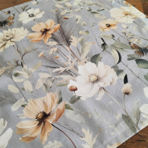 Čtvercový ubrus.....v šedé