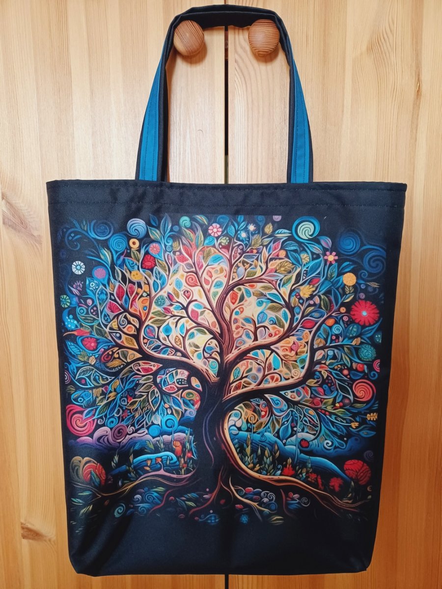 Nákupní taška z kočárkoviny strom