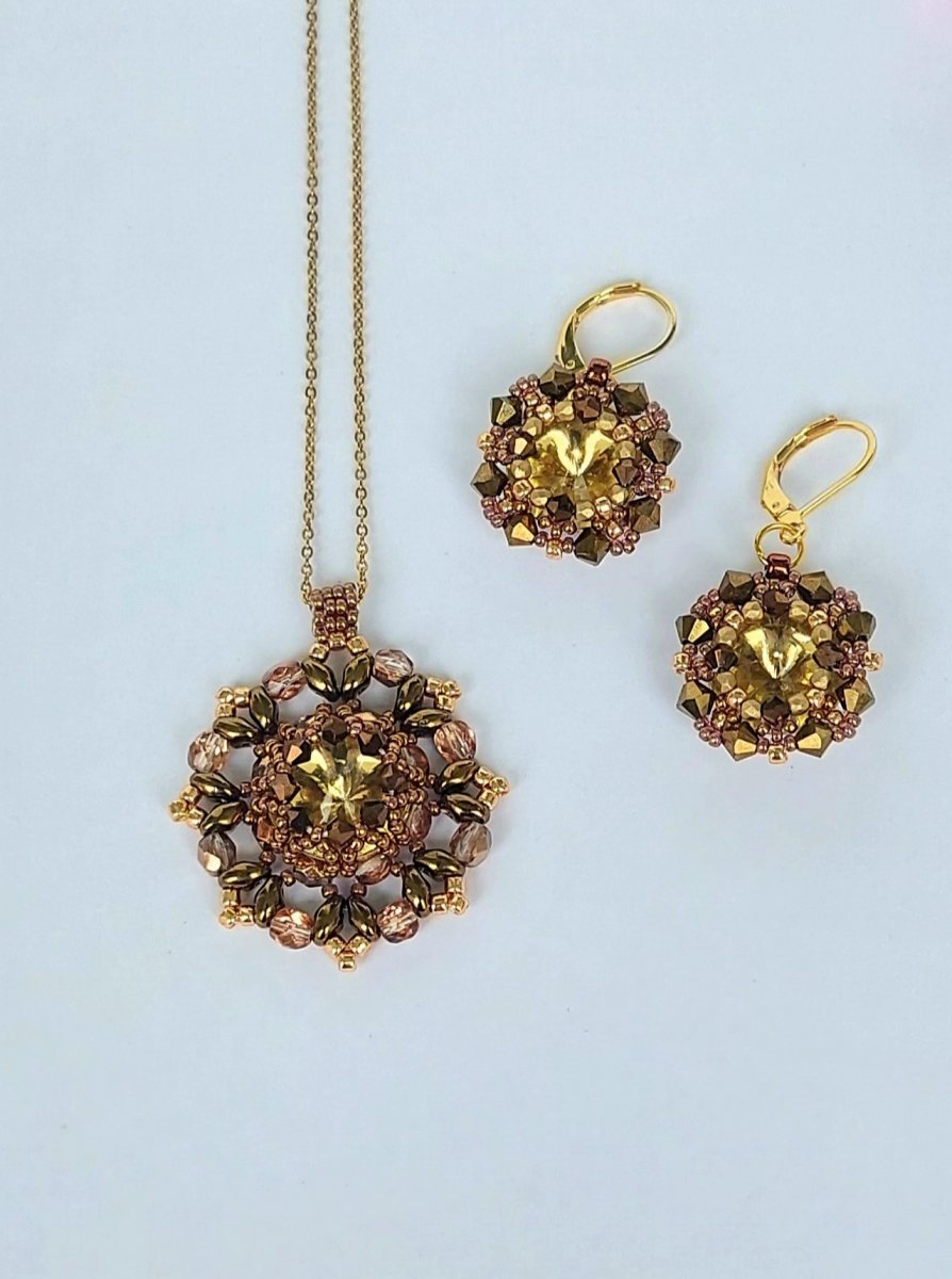 Souprava Bronzová mandala 