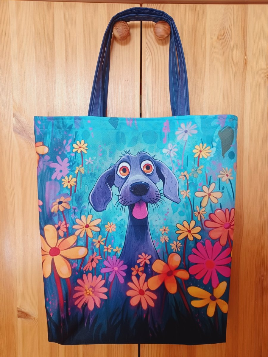 Nákupní taška z kočárkoviny pes