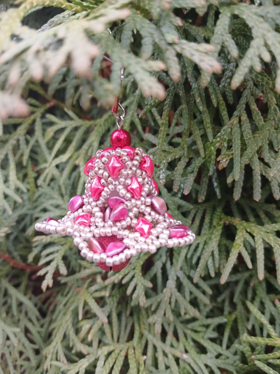 vánoční zvonek červený