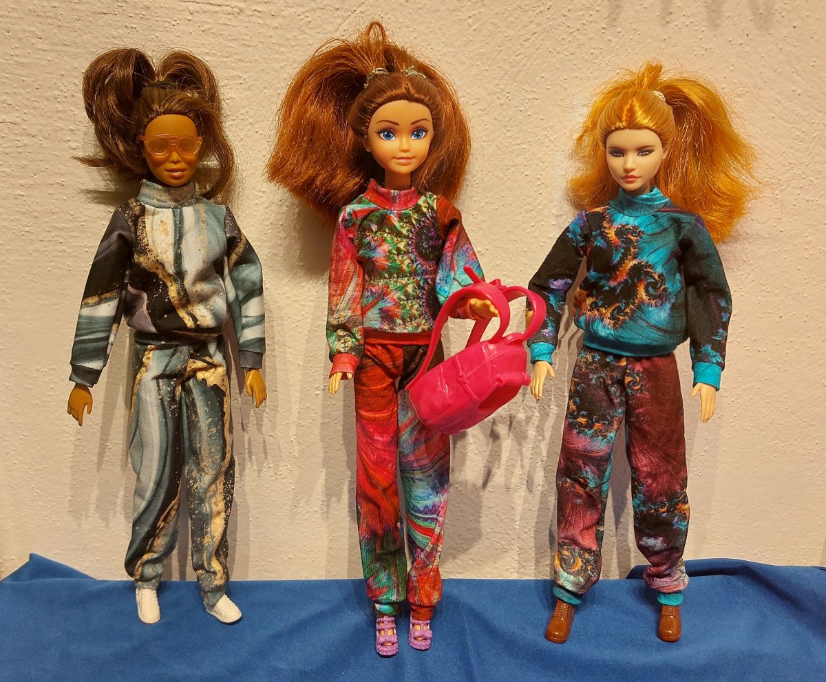  sportovní oblečení pro panenky Barbie