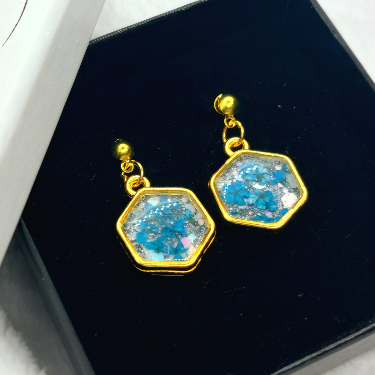 naušničky luční kvítí