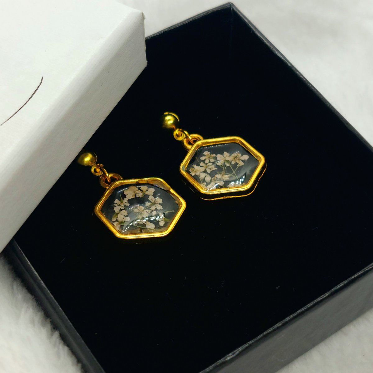 Naušničky s lučním kvítím