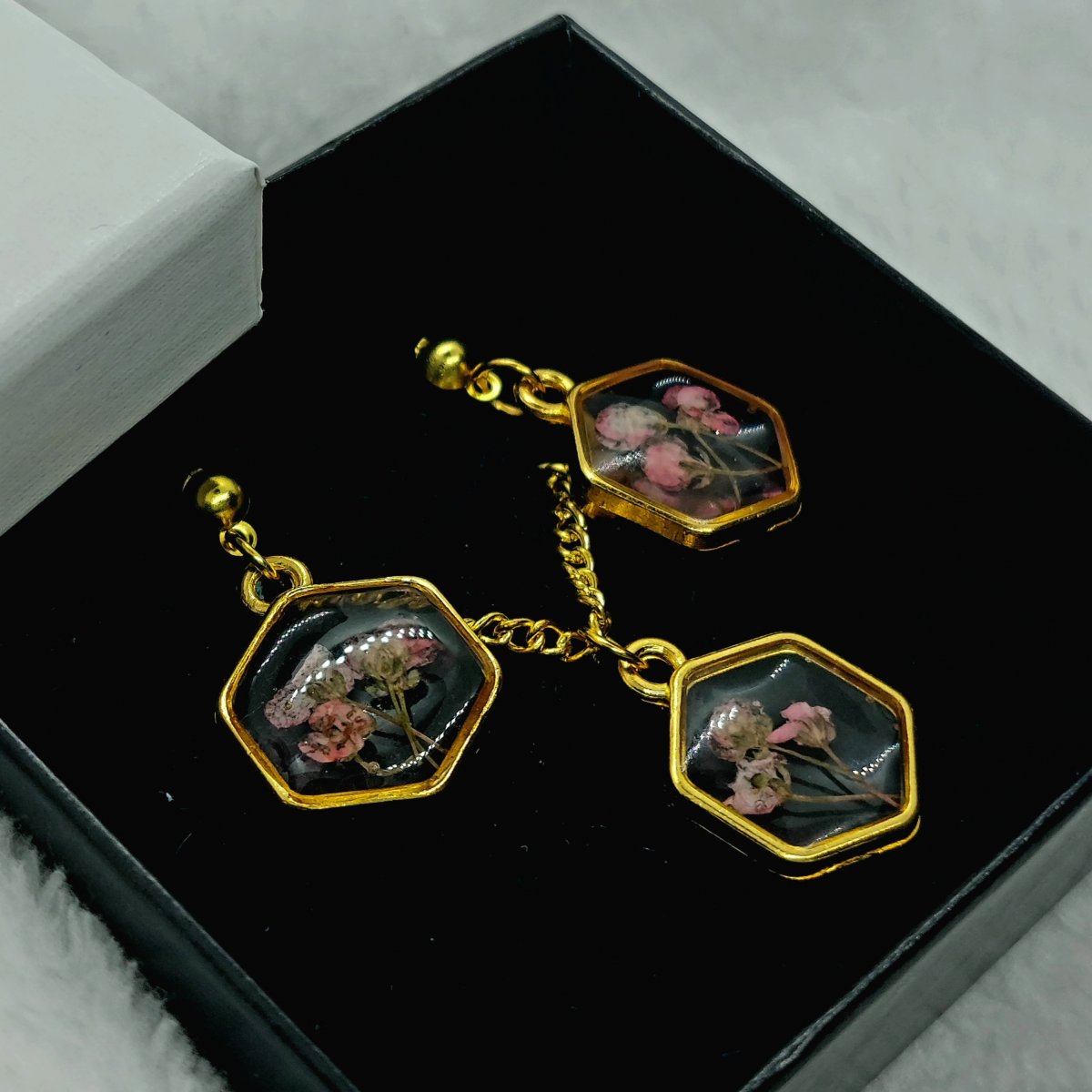 Set s lučním kvítím růžový