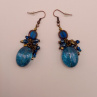 Náušnice - Modrá symfonie