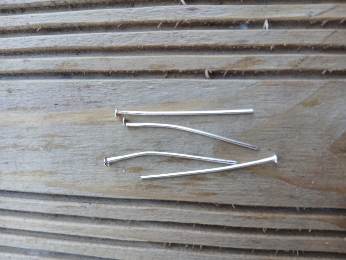 Ketlovací nýtové jehly 35 x 0,7 mm, stříbrný