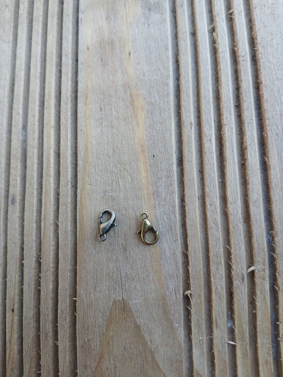 karabina délka 10 mm, pokovení starobronz