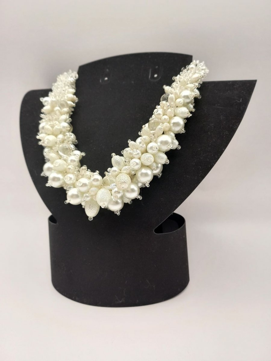 Náhrdelník - Sněhová perla