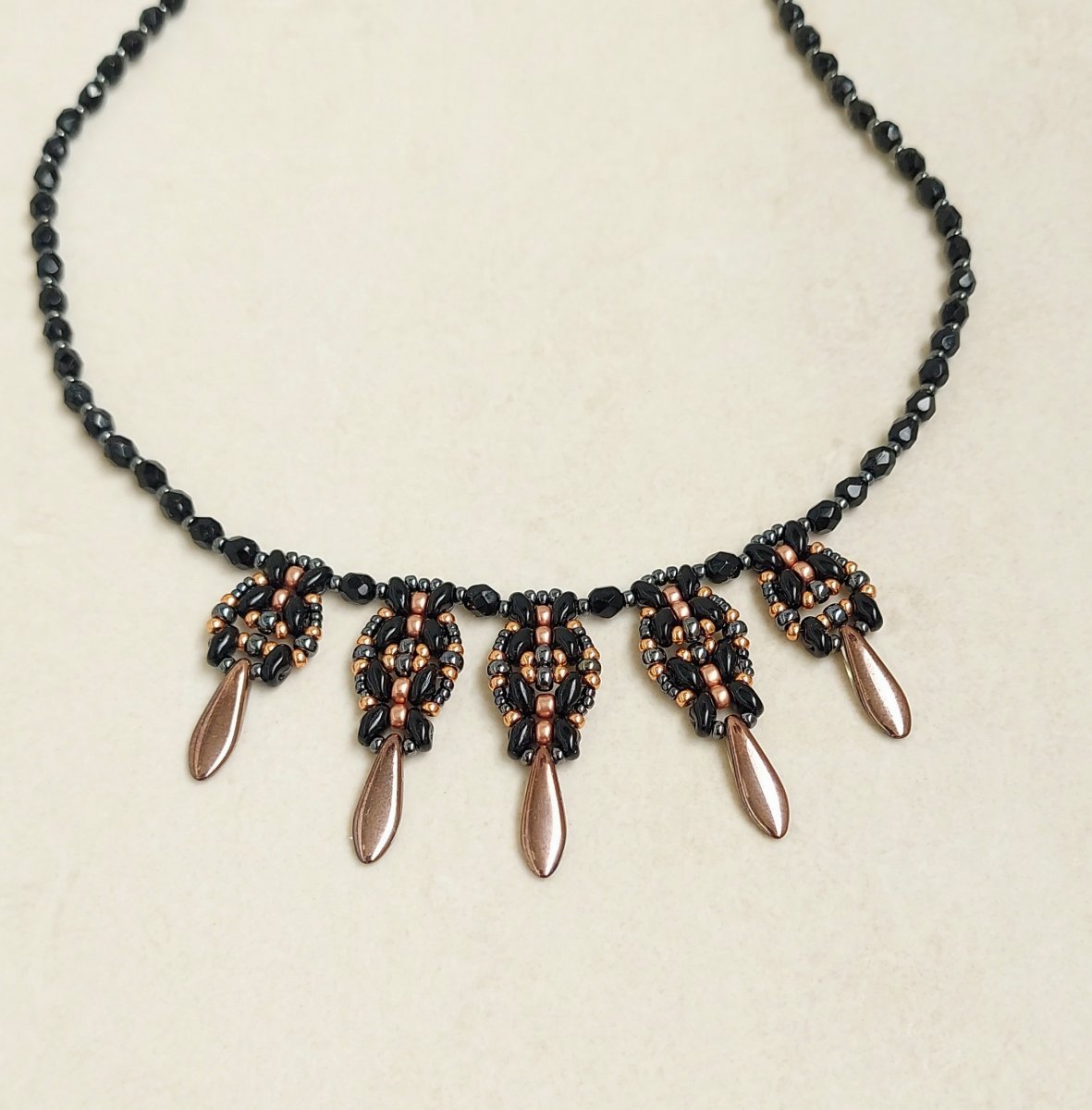 Náhrdelník Měděný soumrak 