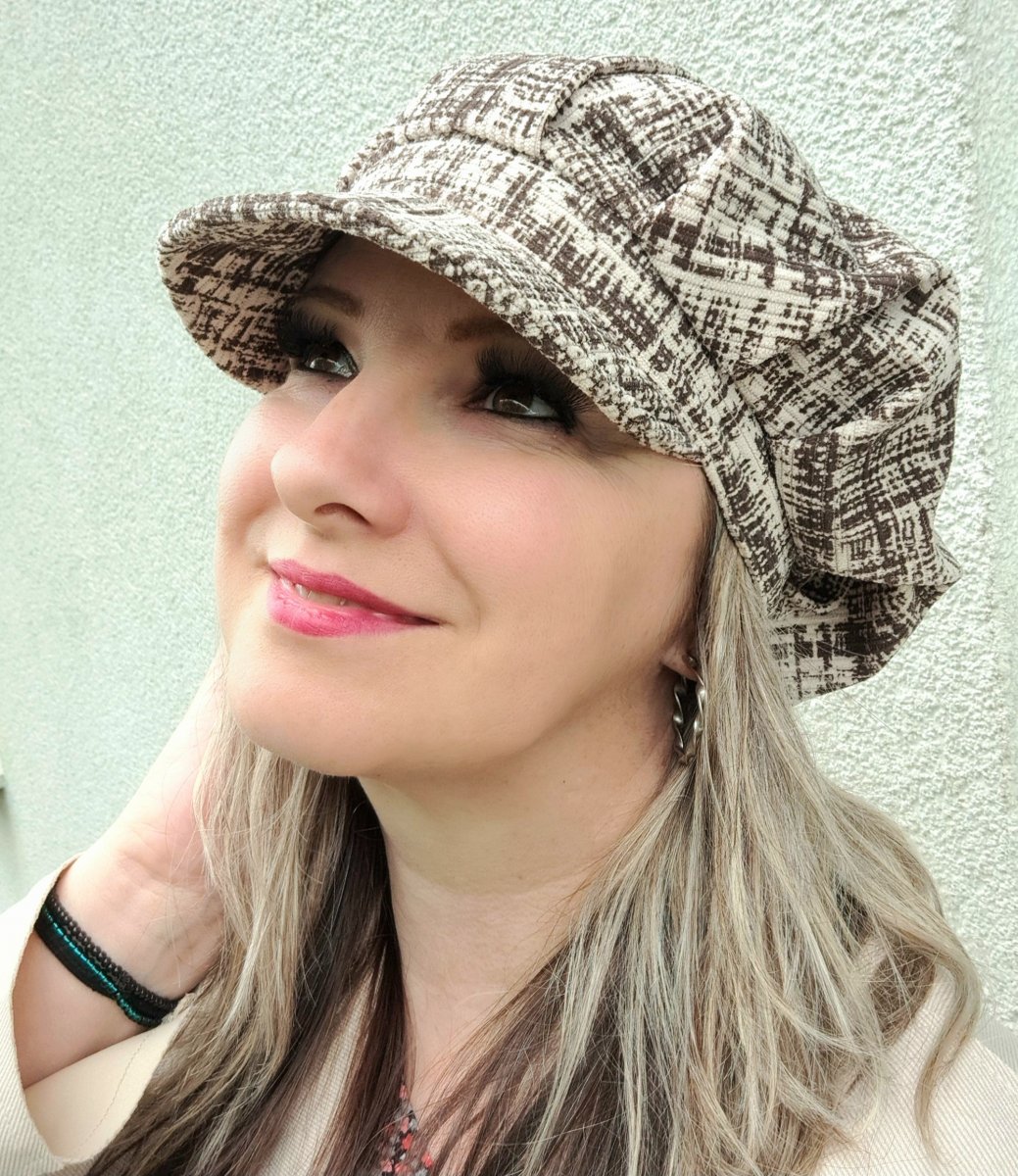 Čepice menžestrová bekovka béžovo hnědá 