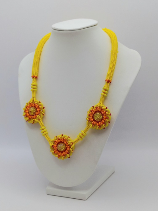 Náhrdelník - Žně v květu