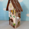Dřevěný dekorativní domeček č.4 - 8 x 20 x 6 cm