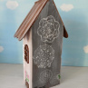 Dřevěný dekorativní domeček č.10 - 8 x 20 x 6 cm