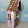 Dřevěný dekorativní domeček č.11 - 8 x 20 x 6 cm