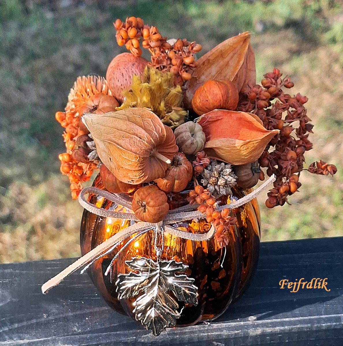 přírodní aranžmá ,,podzimníček,,