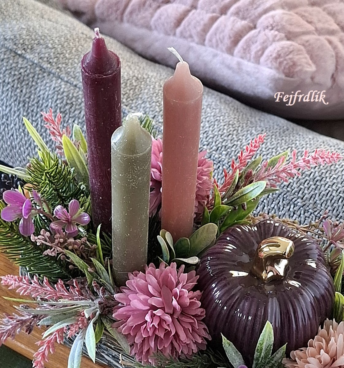 podzimní čas v teple domova..