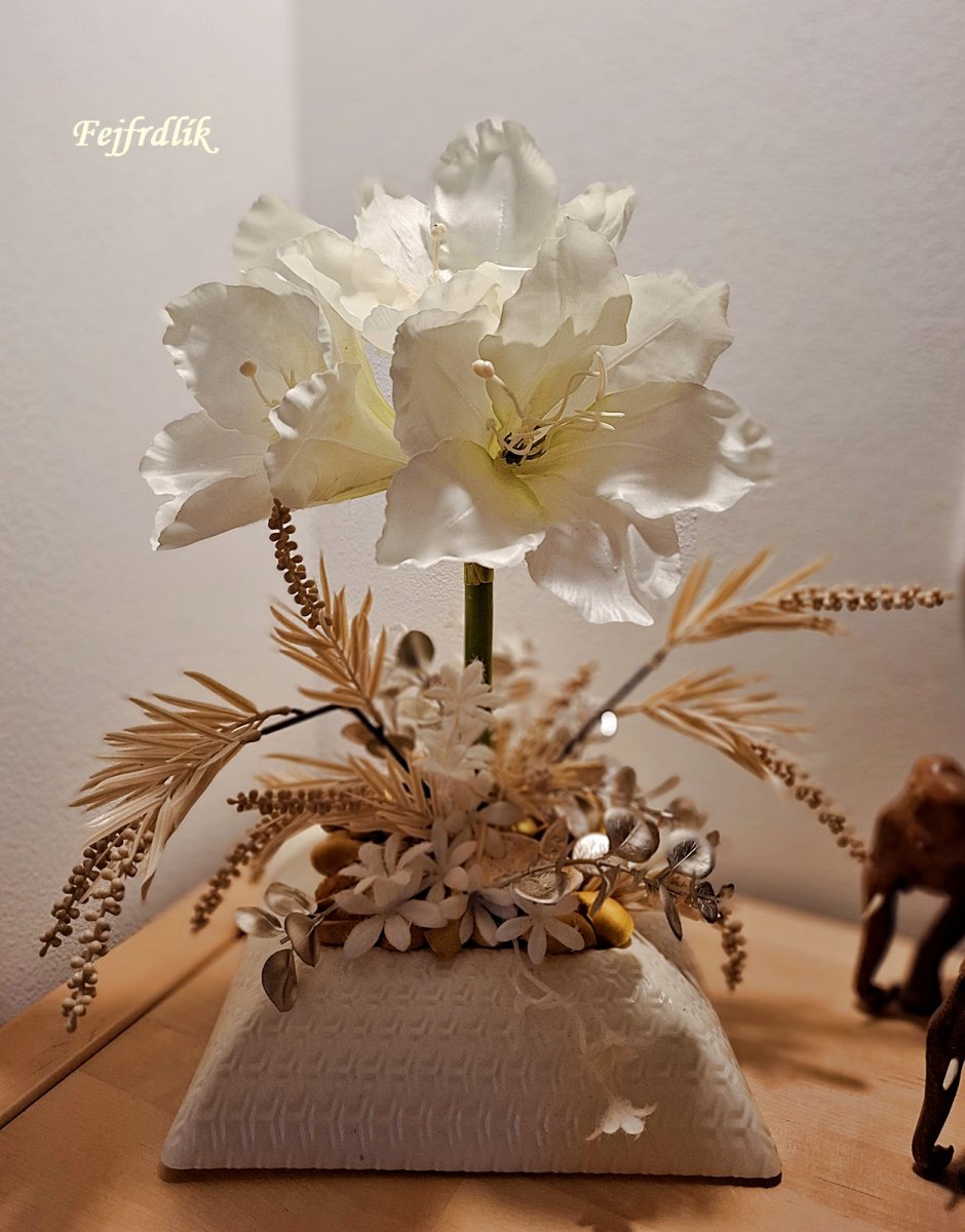 zimní květina s vanilkou..