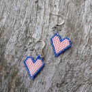 růžovo modrá srdíčka