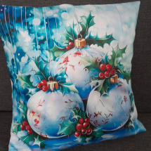 Povlak na polštářek....vánoční
