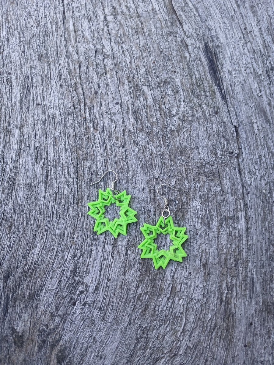 náušnice hvězdičky