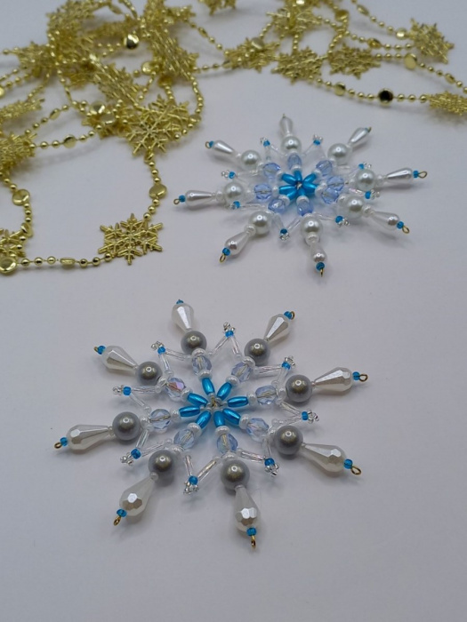 Ozdoby - Dvě vánoční hvězdy