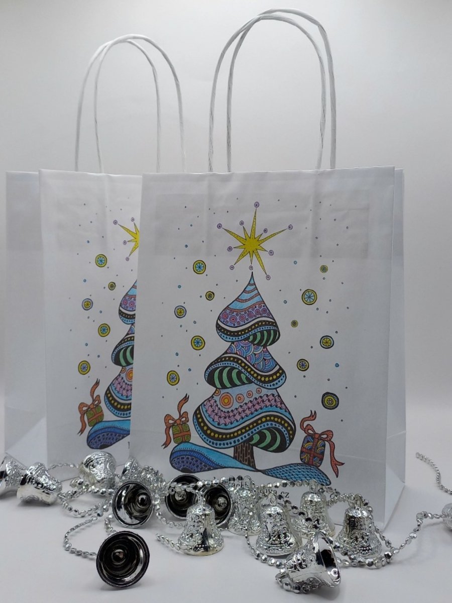 Autorská dárková taška – Vánoční stromek od L.CH