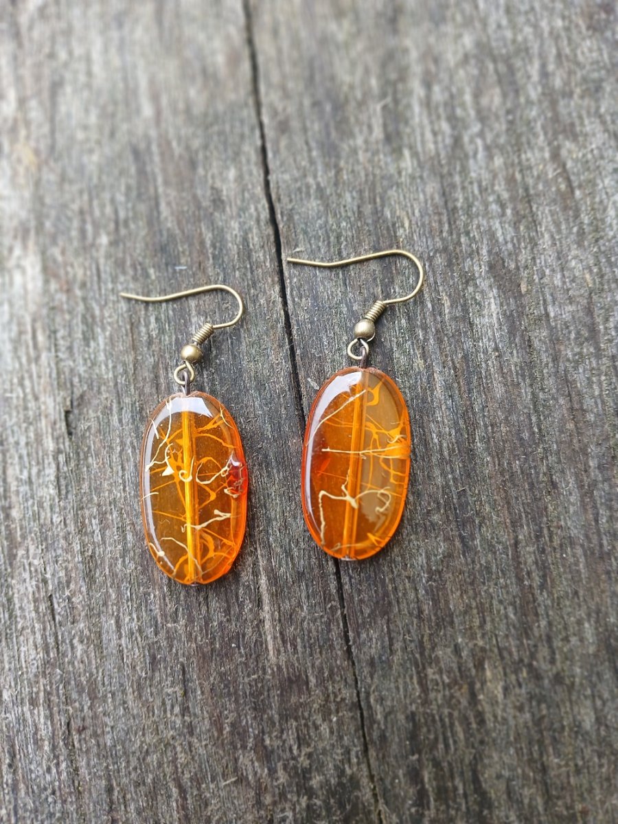 náušnice oranžové