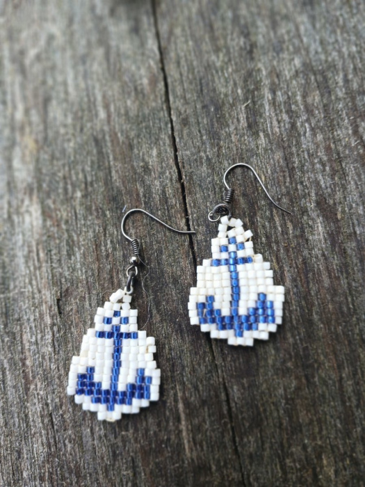 náušnice - námořnické