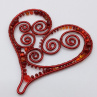 Dekorace - Červené srdce