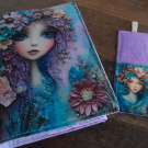 Nastavitelný obal na knihu......tulipánky