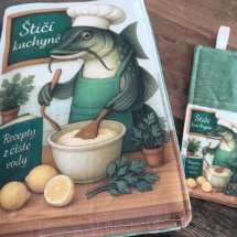 Nastavitelný obal na knihu......recepty od vody