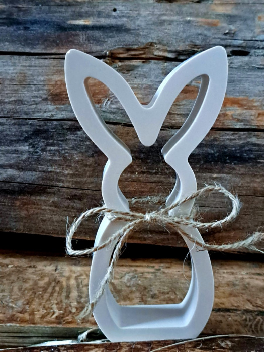 VELIKONOČNÍ ZAJÍC – minimalistická dekorace 17,5 cm