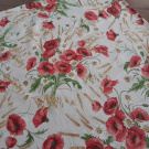 Čtvercový ubrus......maková kytice