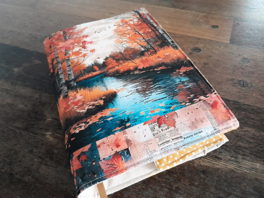 Nastavitelný obal na knihu.....v barvě podzimu