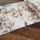 Ubrus.....listy v hnědé