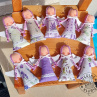 Andělky MINI plněné levandulí patchwork