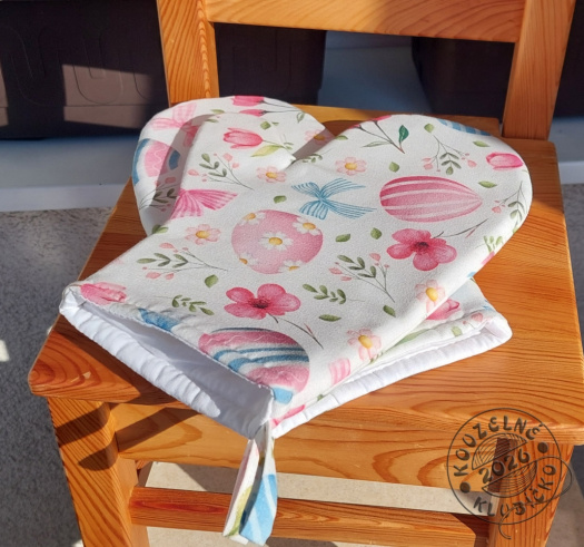 Chňapka velikonoční s poutkem a magnetem - cena za 1 ks