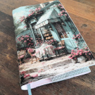 nastavitelný obal na knihu.....pařížská kavárnička