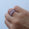 Prsten - Silver Pink Violet