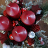 adventní svícen ve dřevěné hvězdě..