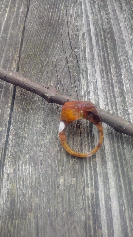 Prsten Fialový Kvítek