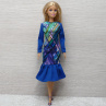 Šaty s volánem pro Barbie