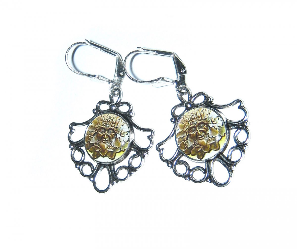 Náušnice...Magická energie Zeleného muže.