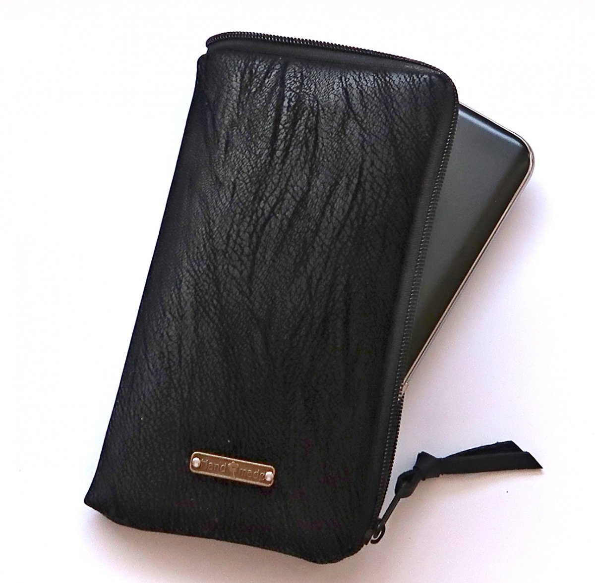 IMITACE BROUŠENÉ KŮŽE  - obal na mobil