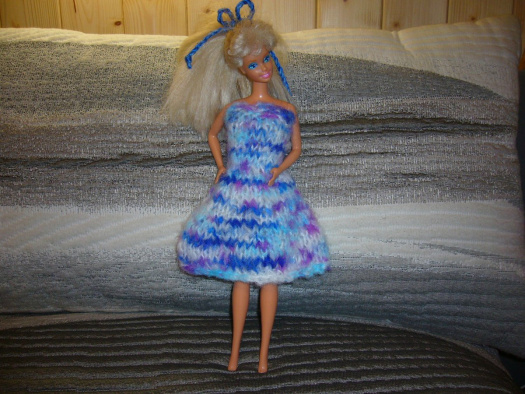 Barbie - modré šatičky (20_42)