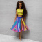 Barevná sukýnka pro Barbie