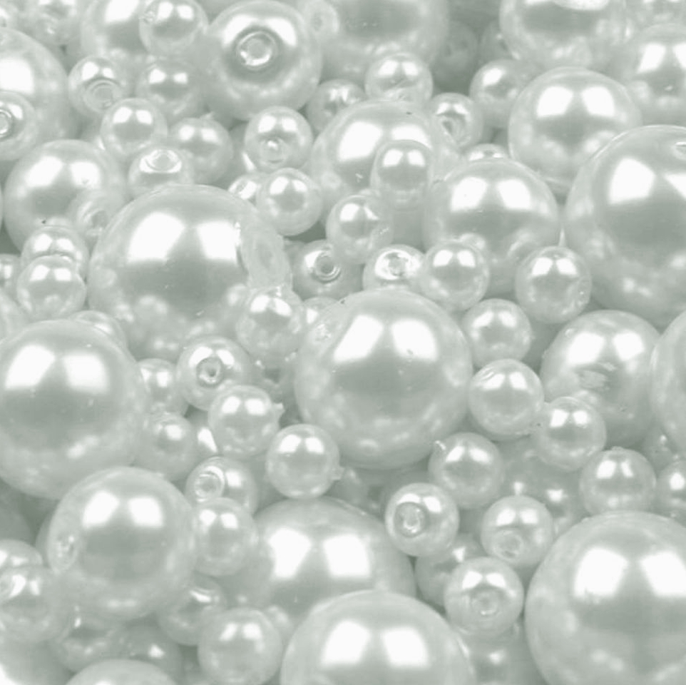 Mix skleněných voskovaných kuliček - 50 g