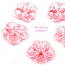 Květinky GLANCE růžové, 26mm (10ks)